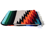 Southwest Brown Mexican Diamond Yoga Blanket